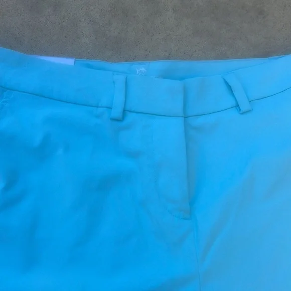 Southern Tide Wake Blue Inlet Performance 4" Inseam Women's Shorts Size 6 NWT